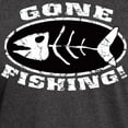 thumbnail image 3 of CafePress - Gone Fishing White Dark T Shirt - Men's Classic Graphic Cotton T-Shirt, 3 of 4
