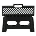 thumbnail image 4 of Simplify 9" Extra Wide 1 Step Plastic Folding Step Stool, Black, 4 of 5