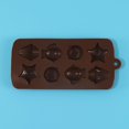 thumbnail image 4 of Molde de chocolate para moldes de fondant, accesorios para hornear bricolaje, decoración de pasteles Feliz Sencillez, 4 of 5