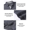thumbnail image 5 of QPNGRP Mens Polo Shirts Short Sleeve Casual Regular Stylish Dry Fit Performance Designed Collared Golf Polo Shirts for Men, 5 of 8
