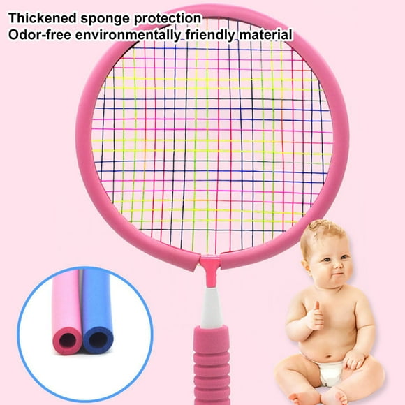 LJNYFDC High-quality Badminton Set Children Badminton Racket Set Non Slip Handle Design Lightweight Indoor Outdoor Beginner Badminton Racket with Balls Kit