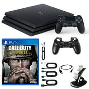PlayStation 4 Pro 1TB Console COD WWII and Accessories