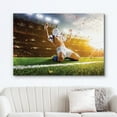 thumbnail image 2 of wall26 Canvas Print Wall Art Soccer Player Celebrates Victory Sports Athletes Photography Realism Contemporary Scenic Urban Multicolor Ultra for Living Room, Bedroom, Office - 16"x24", 2 of 5