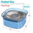 thumbnail image 2 of Plato de Agua para Perros UPSKY 2L Gran Capacidad con Alimentador Lento, 2 of 7