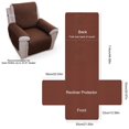 thumbnail image 2 of Recliner Chair Covers, Recliner Cover Non-Slip Dog Chair Cover Furniture Protector Washable Slipcover,Elastic Straps for Pets, Dogs, 2 of 8