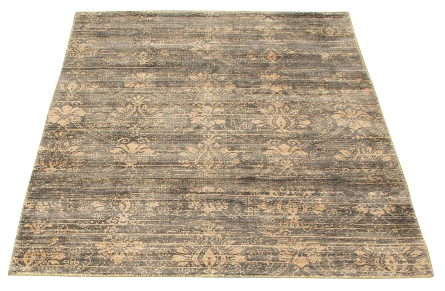 ECARPETGALLERY 5'0" x 7'4"  Transitional Galleria Hand Loomed Area Rug for Living Room, Dining Room and Bedroom in Grey