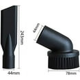 thumbnail image 2 of Aspirateur Industriel Ensemble Brosse Ronde et Embout Plat Intérieur 44 mm Accessoires pour Aspirateur Industriel Durables, 1 x Aspiration Plate 1 x Brosse Ronde, Noir, 2 of 6