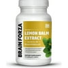 Brain Forza European Lemon Balm Extract Capsules for Stress, Focus and Mood Support - Can be Used to Make Tea, 90 Capsules