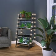 5-10 Gallon Fish Tank Stand with Plant Shelf Metal Aquarium Stand with Storage Shelf