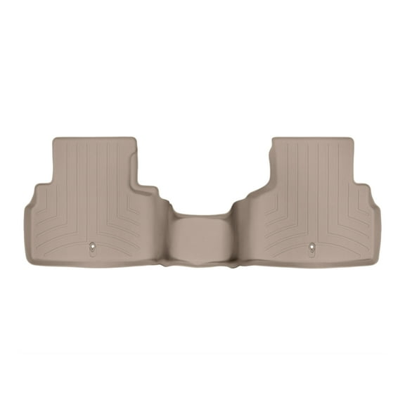WeatherTech Custom Fit FloorLiners compatible with Infiniti Q60, Q50 - 2nd Row, Tan