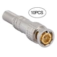 thumbnail image 3 of BNC Male, BNC Connector, Zinc Alloy Full Copper Core Durable For CCTV Home Security Surveillance Camera Systems, 3 of 8