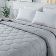 thumbnail image 4 of St. James Home Honeycomb Down Alternative Bed Blanket, Glacier Grey, King, 4 of 5