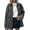 Dark Gray, variant on Womens Oversized Jean Jacket Casual Button Up Denim Overshirt Trendy Long Sleeve Denim Jacket Coat