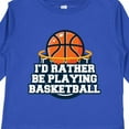 thumbnail image 4 of Inktastic I'd Rather Be Playing Basketball Boys or Girls Long Sleeve Toddler T-Shirt, 4 of 5