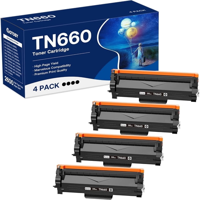 Cartucho de tóner GOTOBY TN660 de repuesto para Brother TN660