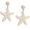 White, variant on Raffia Starfish Earrings Raffia Straw Wrapped Starfish Drop Dangle Earrings Beach, Style K8279