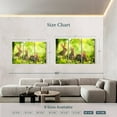 thumbnail image 4 of Elephant Stock Rabbits By The Meadow Wall Art - Horizontal Multi Panel Canvas - Living Room Wall Decor - Animal Multi Panel - Green And Yellow Decor - 74" x 48", 4 of 8