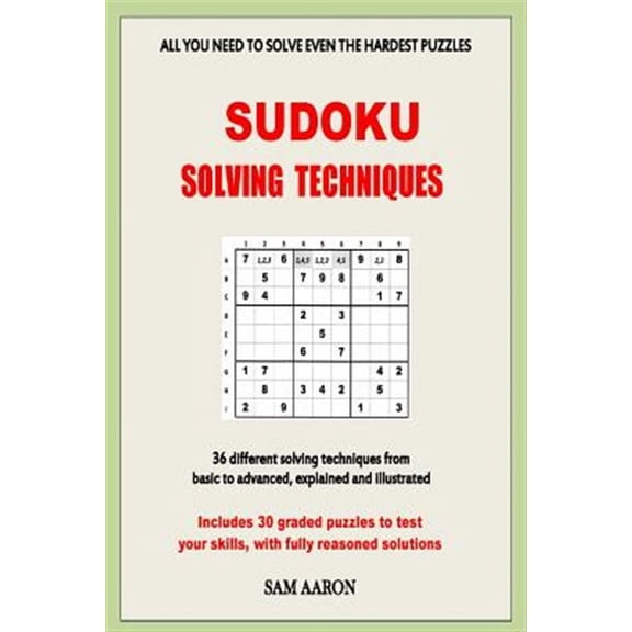 Sudoku Solving Techniques (Paperback)