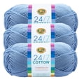 thumbnail image 1 of Fil Lion Brand 24/7 Cotton® Fil de Coton #4 Moyen 140g/273m 3-Paquete, 1 of 4