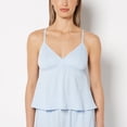 thumbnail image 1 of Casual Sleep Textured Knit Tank in Skyway, 1 of 5