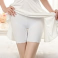thumbnail image 2 of MDUKONU Women Seamless Safety Shorts Leggings Pants Underwear Shorts,Under Skirt Bottoms Wedding Daily Briefs Panties Size: XL White, 2 of 8
