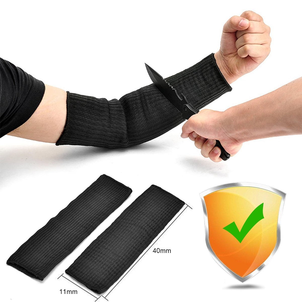 Arm Protection Sleeve, Kevlar Sleeve Cut Resitant 40cm Burn Resistant