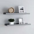 thumbnail image 3 of Repisa para Marcos de Fotos de Pared Casafoyer Gris 40x9x3 cm MDF 2 piezas, 3 of 4