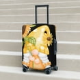 thumbnail image 2 of Lsque Sunflower Gnomes 3 Printed Luggage Cover, Travel Luggage Protector,Scratch and Dirt Resistant, Fits 18-32 Inch Luggage - Medium, 2 of 9