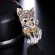 thumbnail image 4 of Pin de Broche Zulema Gato Vintage 4.3 * 2 cm, 4 of 8