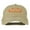 Khaki, variant on Halloween Jack O Lantern Embroidered Washed Dyed Cap - Black OSFM