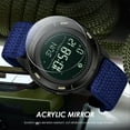 thumbnail image 6 of Findtime Military Watches for Men Digital Tactical Sports Compass Pedometer Calorie Step Counter Watch Waterproof Stopwatch Pacer Running Watch Alarm Electronic Nylon Strap, 6 of 7