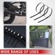 thumbnail image 4 of Brida Para Cables Autoblocante, Brida Para Cables De Metal De Amplia Aplicación A Prueba De Herrumbre 100 Piezas Para Jardines, 4 of 7