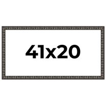 41x20 Frame Black-Brown Medieval Solid Wood Picture Frame | 1.5 Inch Moulding Width | Gotham