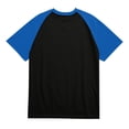 thumbnail image 5 of T -Shirts for Men Raglan Sleeve Crewneck Elastic Outdoor Tops Basic Short Sleeve Soft Gym Pullover, 5 of 6