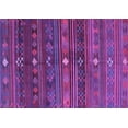 thumbnail image 1 of Ahgly Company Indoor Rectangle Abstract Purple Contemporary Area Rugs, 2' x 5', 1 of 4