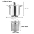 thumbnail image 2 of WRITWAA Stainless Steel Deep Fry Basket Set, , for Efficient Heat Transfer and Easy Frying, 2 of 8