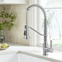 Kraus Kpf-1693 Britt 1.8 GPM Single Hole Pre-Rinse Pull Down Kitchen Faucet - Stainless