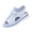 Blue, variant on Womens Butterfly Printed Open Toe Platform Sandals Striped Collar Slingback Cutout Wedge Sneaker Sandals