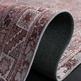 thumbnail image 6 of SAFAVIEH Tucson Basil Traditional Machine Washable Area Rug, 6' x 6' Square, Light Rust/Beige, 6 of 9