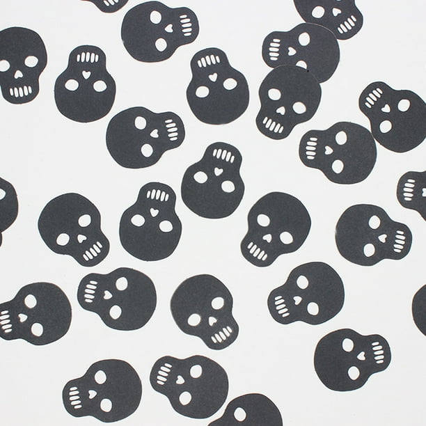 500 piezas de confeti, papel para esparcir fantasmas de Halloween, esparcir mesas con purpurina Little Boo, decoración para fiestas de Halloween