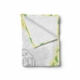 thumbnail image 2 of Engagement Party Soft Flannel Fleece Blanket, We Are Engaged Announcement with Roses and Leaves Celebration Print, Cozy Plush for Indoor and Outdoor Use, 50" x 70", Yellow and Green, by Ambesonne, 2 of 6