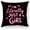 I''m Literally Just a Girl-black, variant on Cute Animal Alphabet Throw Pillow Case, Colorful Rainbow ABC Letters Decorative Cotton Linen Cushion Covers for Playroom Kids Couch Bedroom Nursery Toddler Classroom Decor, 18x18 Inch