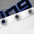 thumbnail image 4 of Race Car 30%-50% Blackout Curtains Speed Sports Car Curtains & Drapes Teens Blue Cool Car Extreme Sports Curtains, Black White Racing Lattice Window Treatments 52Wx84L, 4 of 5