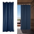 thumbnail image 3 of Cortinas de interior al aire libre 2x Panel De Cortina Impermeable Outdoor Drape Deck Pavilion 54x96 "Azul, 3 of 9