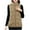 Khaki, variant on Hueook Womens Puffer Vest Women's Sleeveless Solid Color Warm Casual Jacket without Hat Pockets Red XL