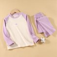 thumbnail image 2 of HFHAPW 2 Piece Boys Girls Pajamas Kids Long Sleeve Top and Pants Pajamas Pjs Fall Winter Sleepwear Set for Toddler Little Boys Girls, 2 of 9