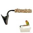 thumbnail image 1 of Bird Perch Stand - Adjustable & Portable Metal Parrot Stands, Movable Perch Stand Bird Training Set, for Cockatiels, Conures, Lovebirds and Medium & Small Parrots, Easy Installation, 1 of 8