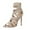 Beige, variant on JikouIivo Women's Ladies Peep Toe Thin High Heel Shoes Sandals Christmas 2022 Deals Clearance