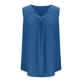 thumbnail image 5 of Aueoeo Sleeveless Tank Top for Women Summer Top Classic Tunic Tee Shirts Casual Vests Loose Fits Fashion Outfits, 5 of 8
