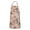 Boston Terrier Dogs, variant on Boston Terrier Dog with Pioneer Flower Apron-Garden Aprons for Women with Pockets-Cotton Linen Waterproof Kitchen Cooking Gardening Aprons Adjustable for Kitchen,Cooking,BBQ and Salon 33x27 Inch